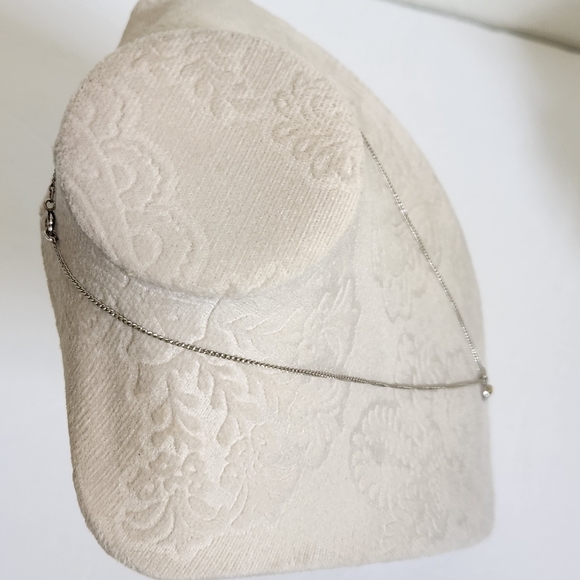 Sterling Silver Hear with Crystal Necklace - Picture 6 of 14